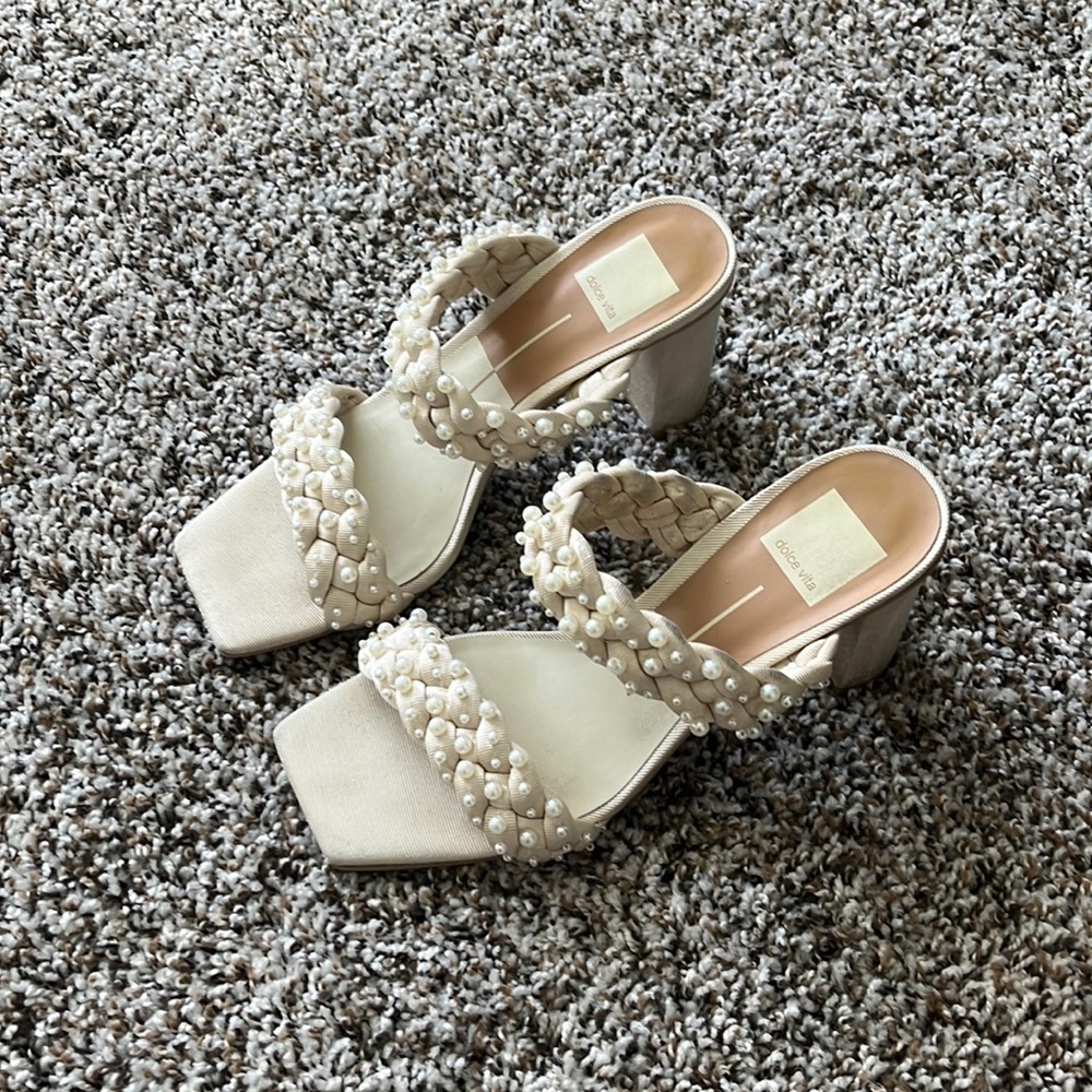 Dolce Vita Noel Wide Heels Size 7.5